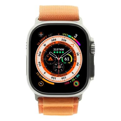 Apple Watch Ultra GPS + Cellular 49mm titane Boucle Alpine orange L - bon état
